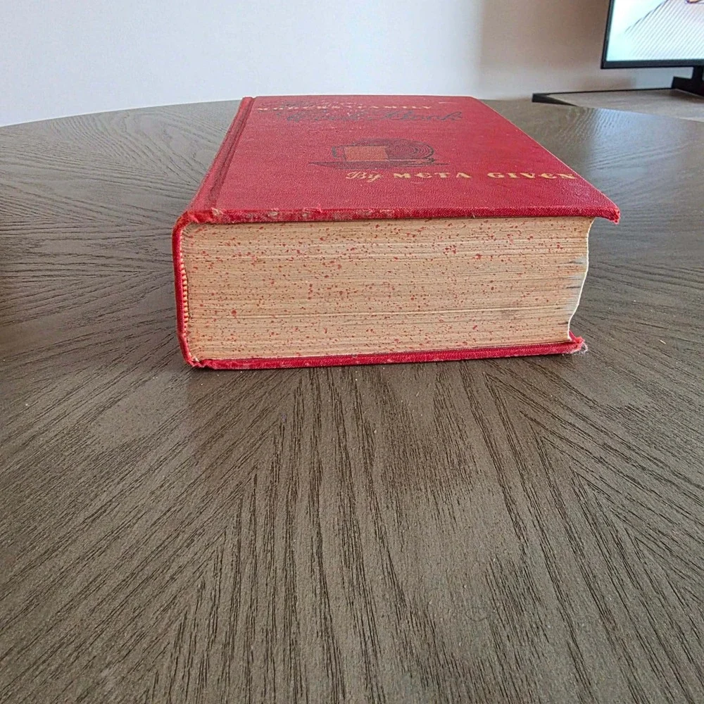 1943 The Modern Family Cook Book Meta Given Vintage Hardcover Cookbook